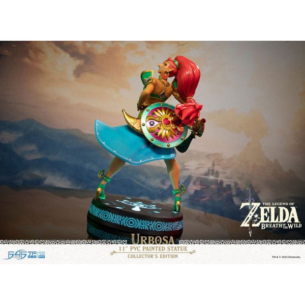 First 4 Figures - The Legend of Zelda : Breath of the Wild - Urbosa Statue Edition Collector 27cm - flash vidéo