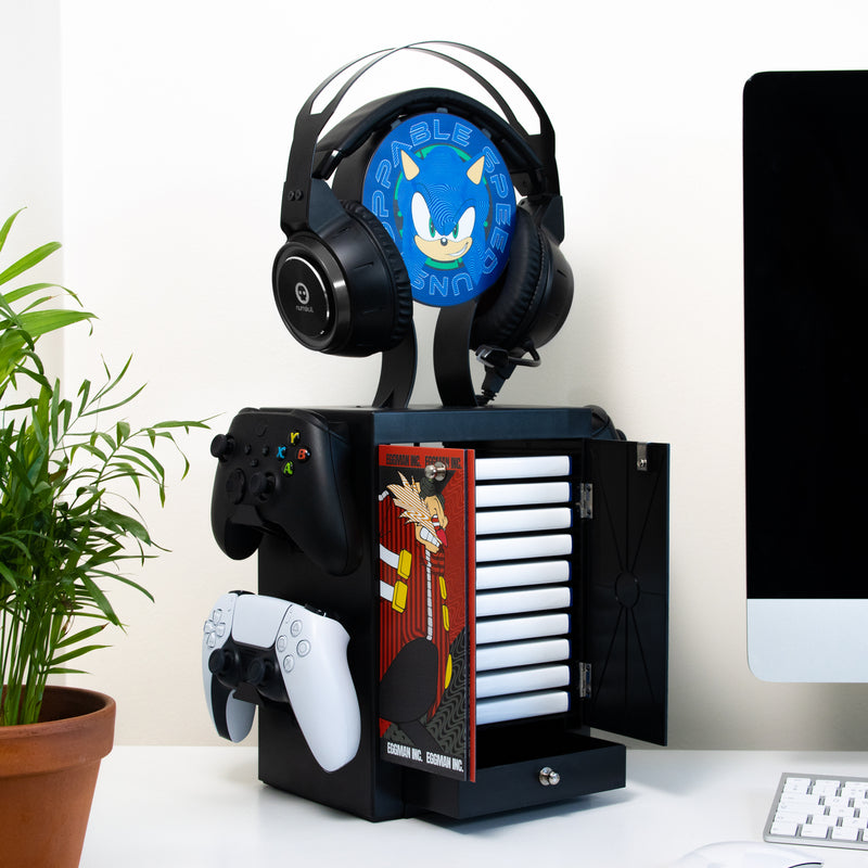 SEGA - Meuble de rangement officiel Sonic the Hedgehog pour gamer