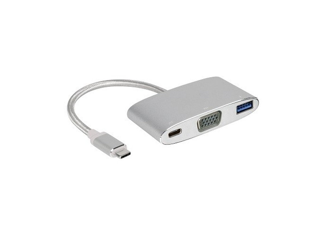 Mobility Lab Digital Multiport VGA USB-C Adapter