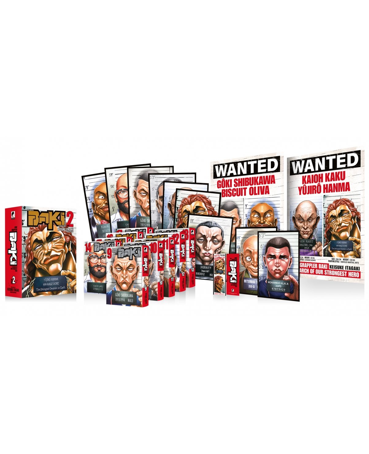 New Grappler Baki - Perfect Edition - Partie 2 - Coffret Collector (tomes 9 à 17)