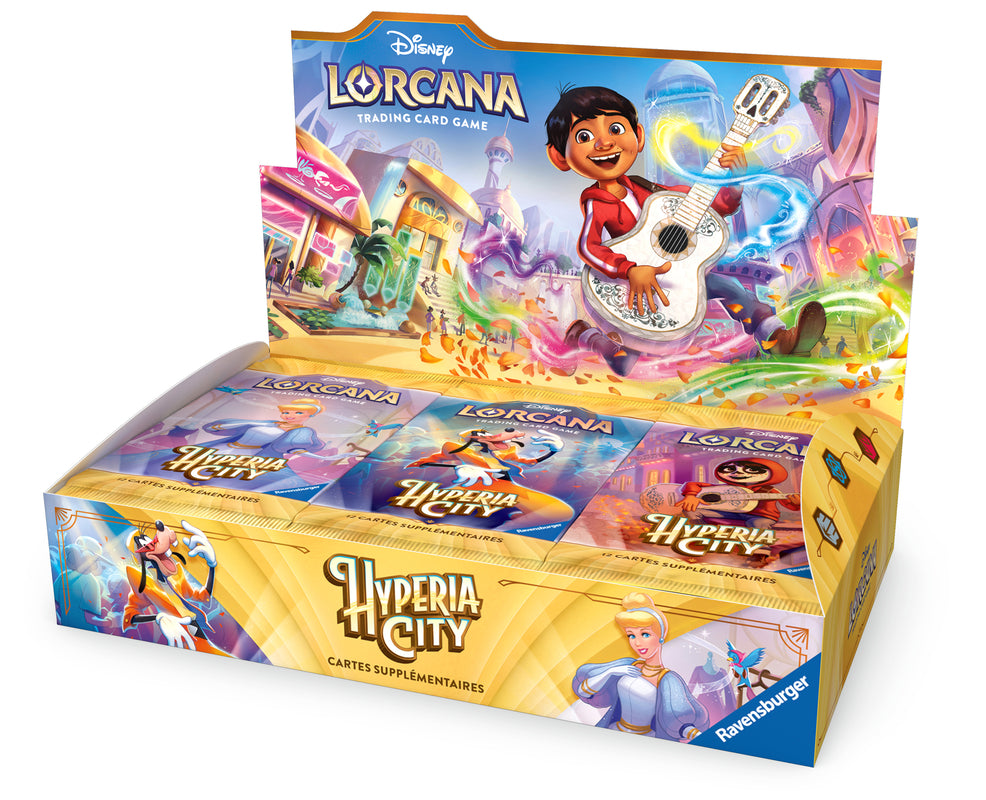 Disney Lorcana JCC : Display de Boosters Hyperia City (24 Boosters)