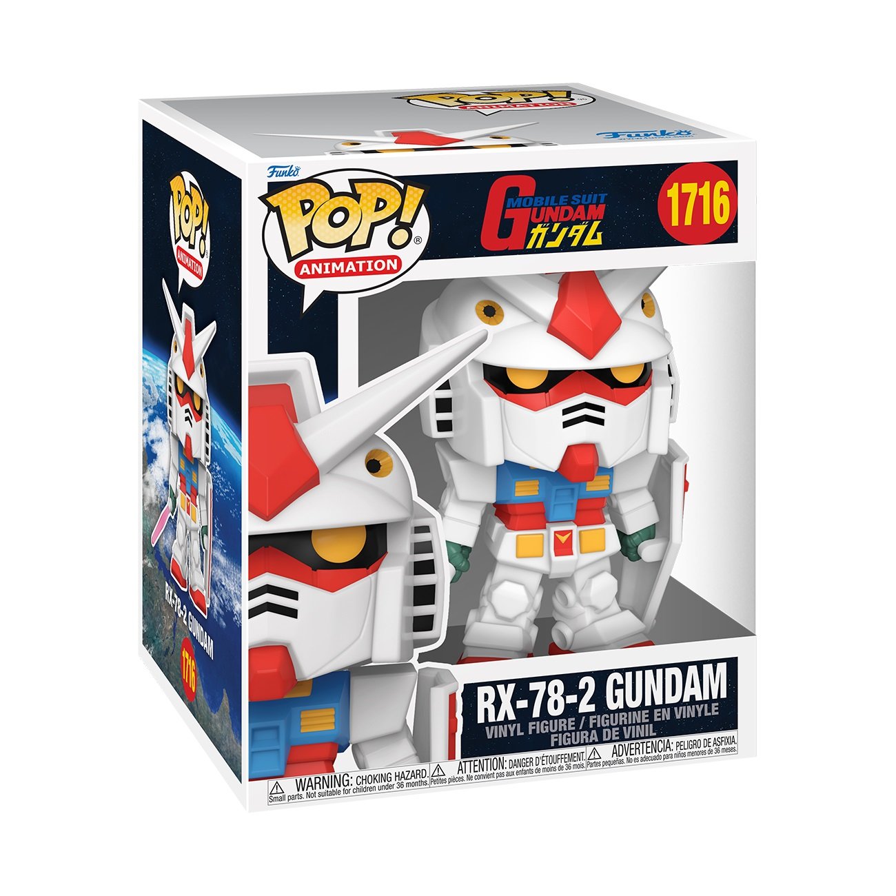 Funko Pop! Super: Mobile Suit Gundam - RX-78-2 GUNDAM 6" Super Sized Pop! - flash vidéo