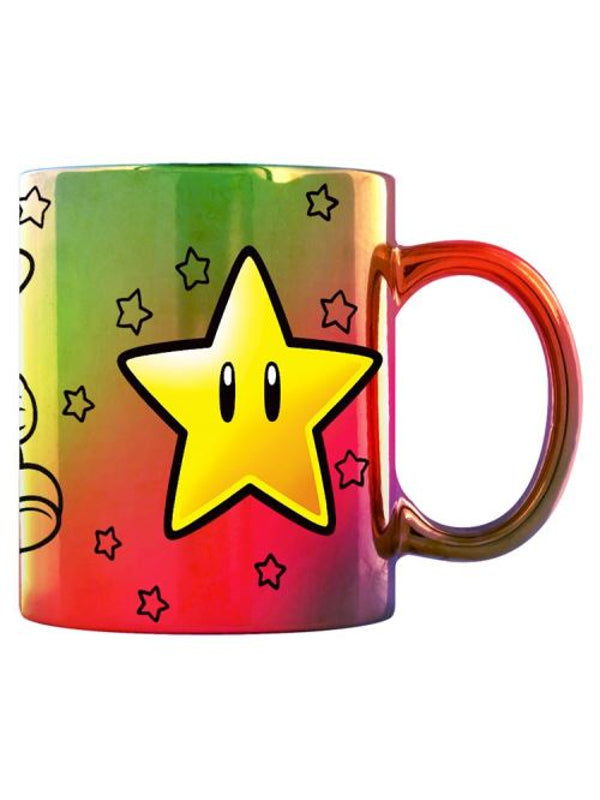Super Mario - Metallic Star Power Mug 315ml