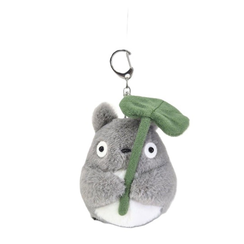 Ghibli - Mon Voisin Totoro - Porte-clés Peluche Nakayoshi Totoro avec Feuille
