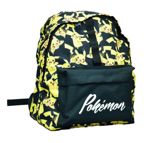 Pokémon - Sac d'école Pikachu All-Over 42cm - flash vidéo