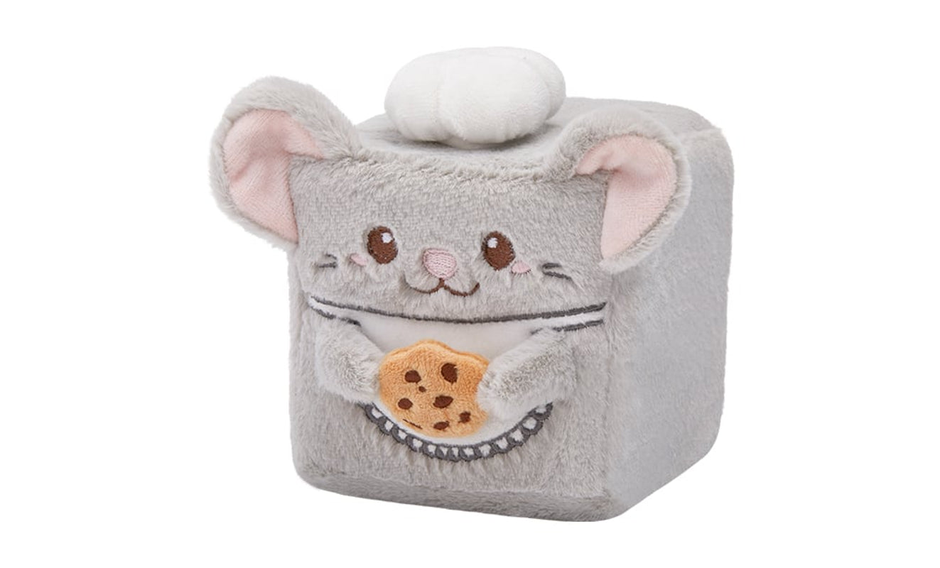 MGM - Squarepal - Peluche à mémoire de forme Souris 10cm