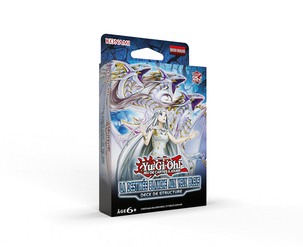 Yu-Gi-Oh! JCC - Display de Deck de Structure de réimpression La Destinée Blanche aux Yeux Bleus (8 Decks)