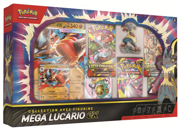Pokémon TCG: Mega Lucario ex Figure Collection