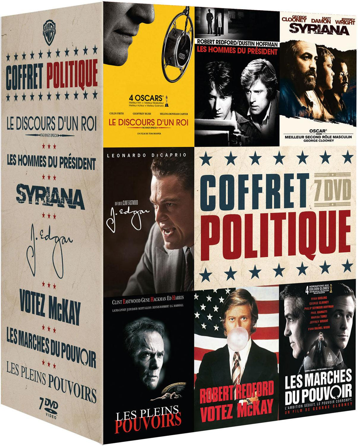 Coffret politique - 7 DVD [DVD]