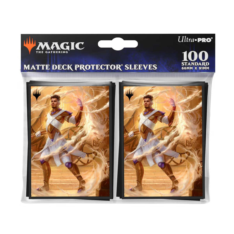 Ultra Pro - Magic: The Gathering - Aetherdrift - Sachet de 100 protèges cartes standard Basri, Tomorrow's Champion (66 x 91 mm)