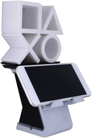 Cable Guys Ikon - Sony - Playstation Logo Support Lumineux Chargeur pour Téléphone et Manette - flash vidéo