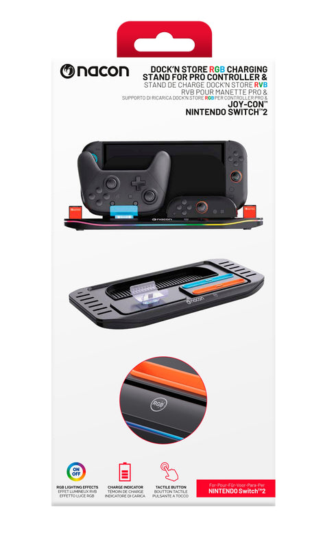 Stand de charge Dock'n Store RVB pour Joy-Con de Nintendo Switch 2