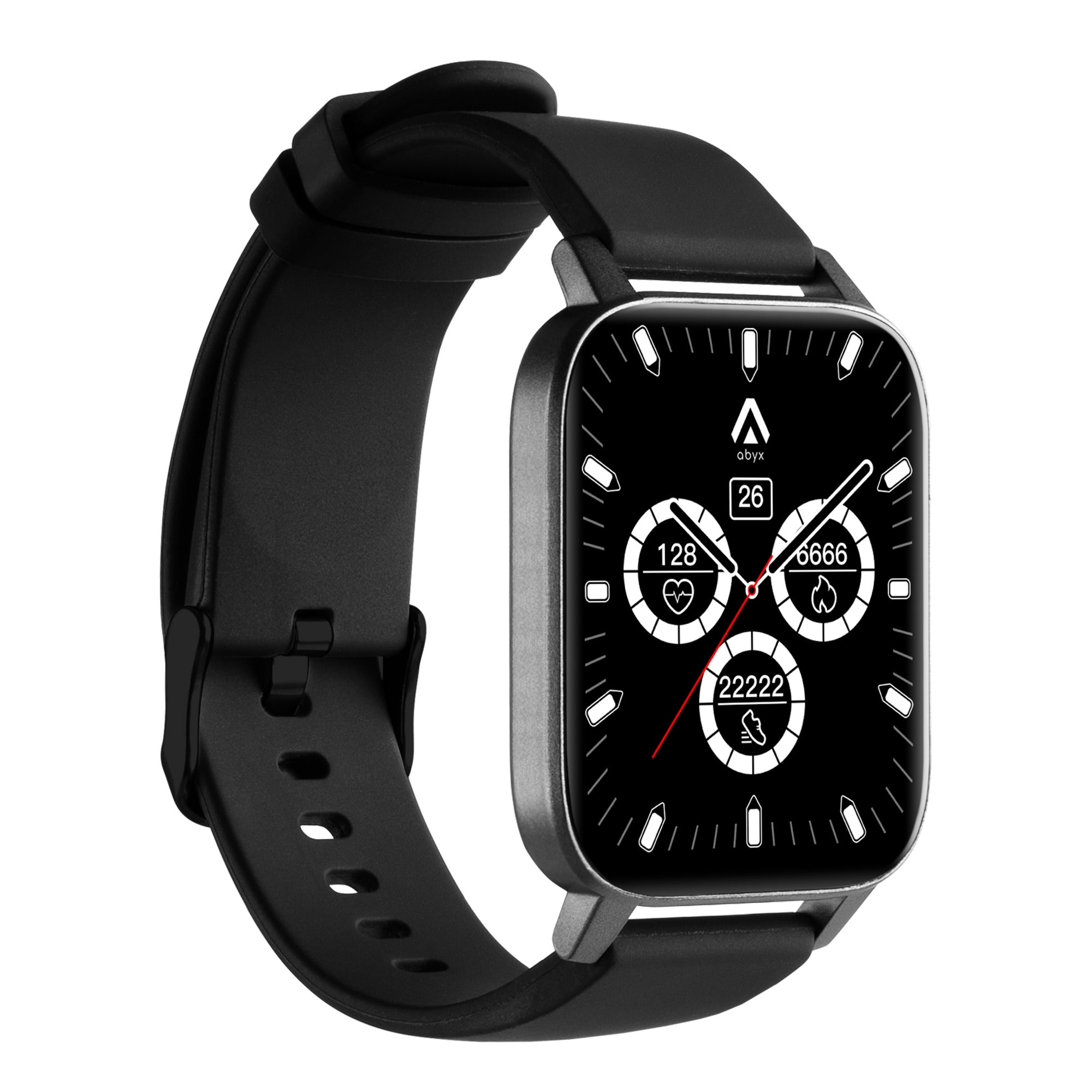 Abyx Fit - Ozone 3 - Montre connectée - Noire - flash vidéo