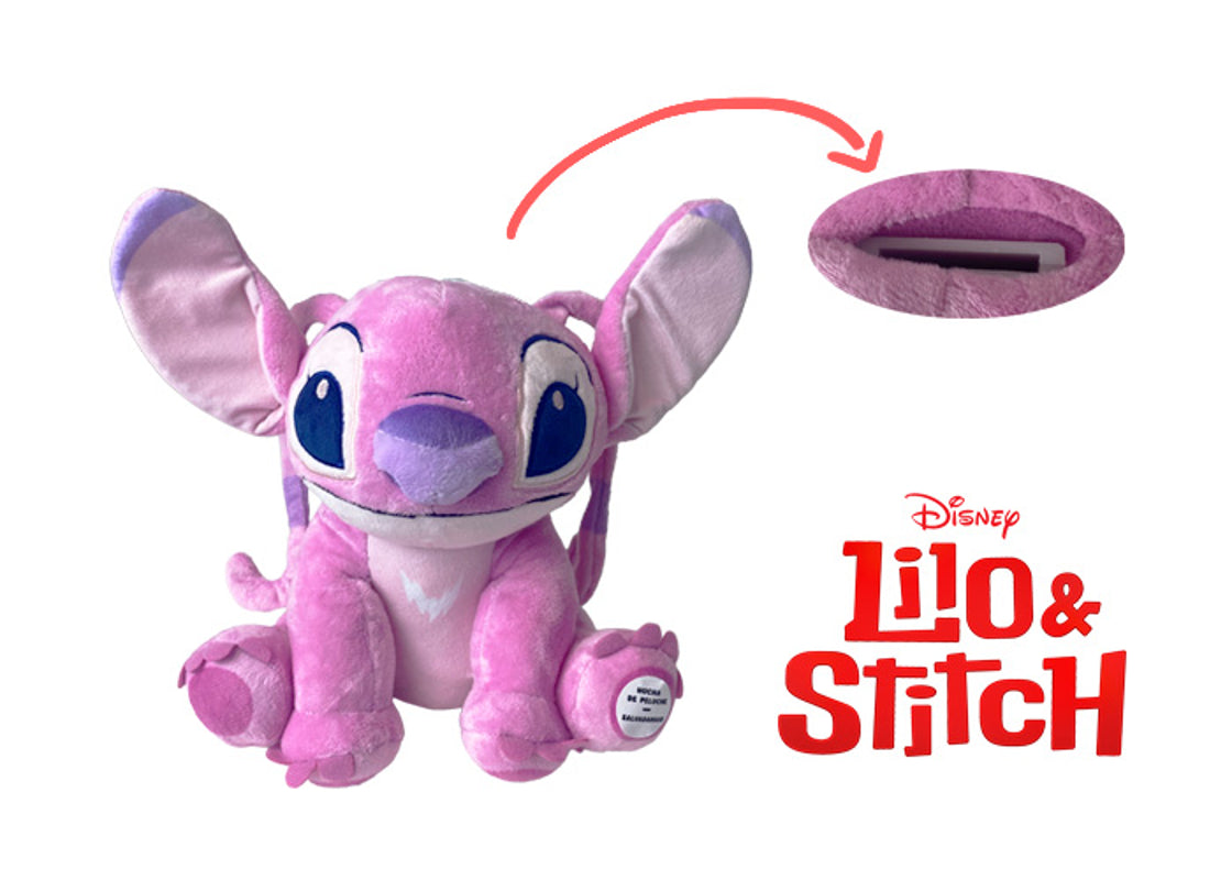 1Up Licences - Lilo et Stitch - Peluche Tirelire Angel 20cm