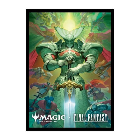 Ultra Pro - Magic: The Gathering - Universes Beyond: Final Fantasy - Sachet de 100 protèges cartes standard Summon: Knights of Round (63 x 89 mm)
