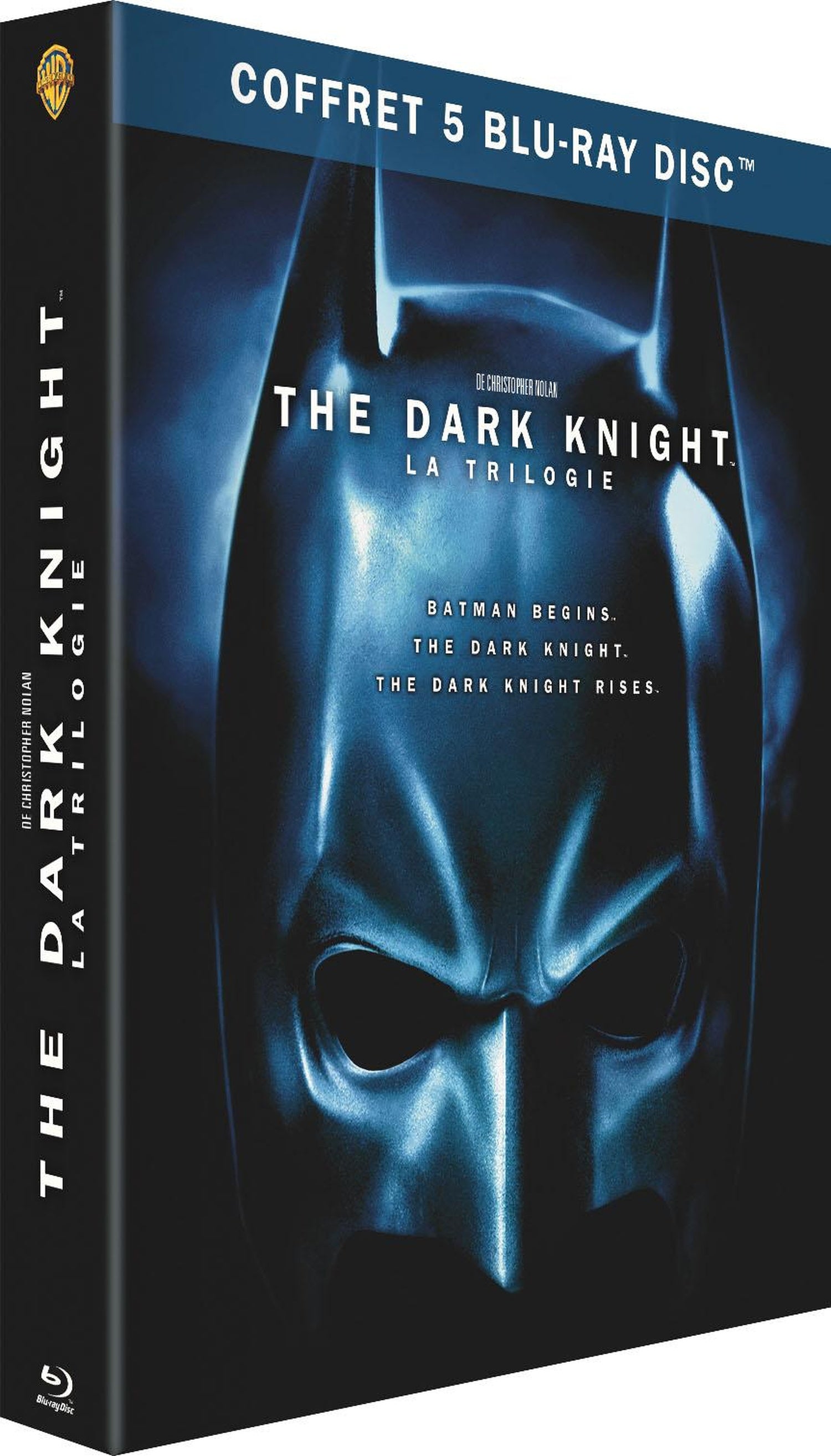The Dark Knight Trilogy : Batman Begins + The Dark Knight + The Dark Knight Rises [Blu-ray]