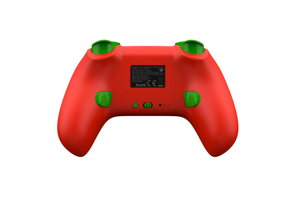 DragonShock - Manette sans fil Bluetooth PopTop+ TMNT Cowabunga Raphael pour Switch, Switch 2, PC et Mobile