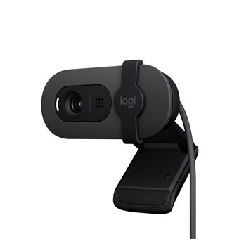Logitech Webcam Brio 100 Full HD Graphite - flash vidéo