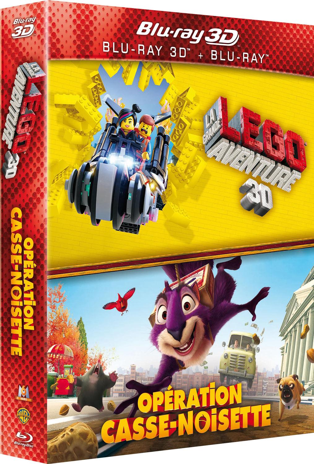 La Grande aventure Lego + Opération Casse-noisette [Blu-ray 3D]