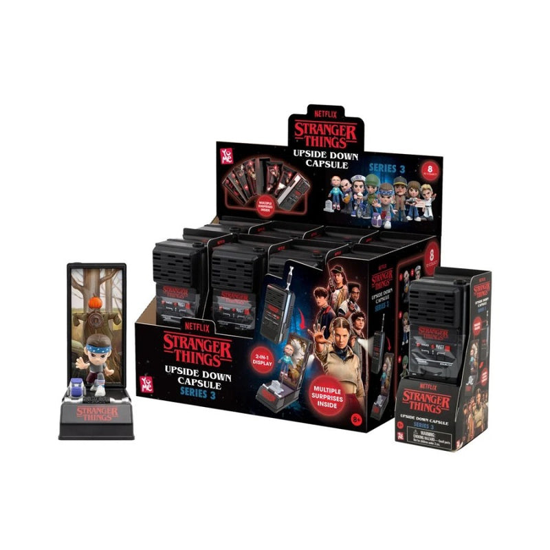 YuMe - Présentoir de la série 3 des capsules Stranger Things Upside Down (8 capsules)