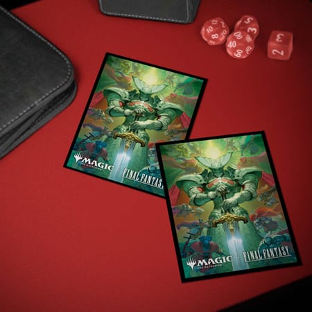 Ultra Pro - Magic: The Gathering - Universes Beyond: Final Fantasy - Sachet de 100 protèges cartes standard Summon: Knights of Round (63 x 89 mm)