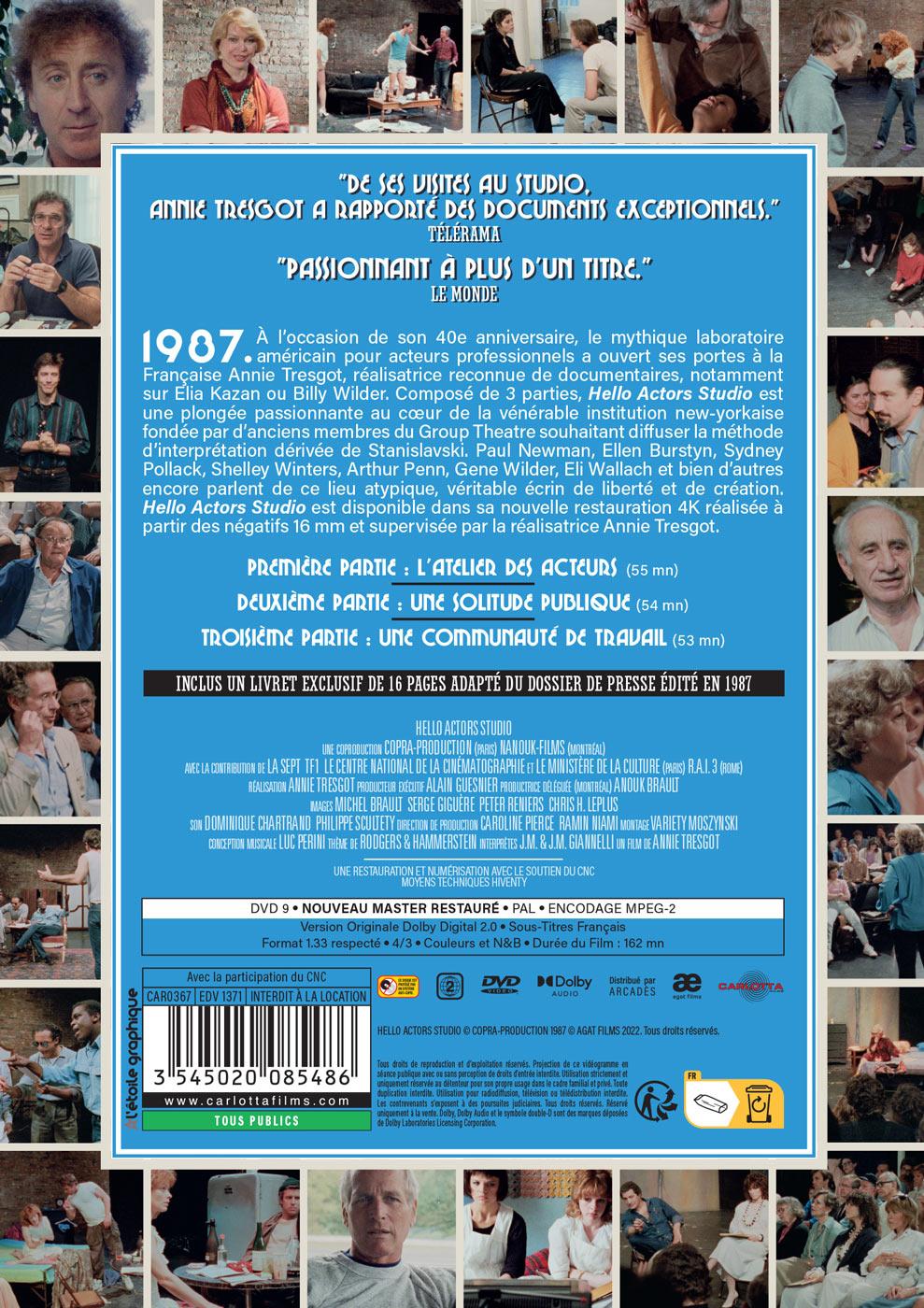 Hello Actors Studio [DVD]