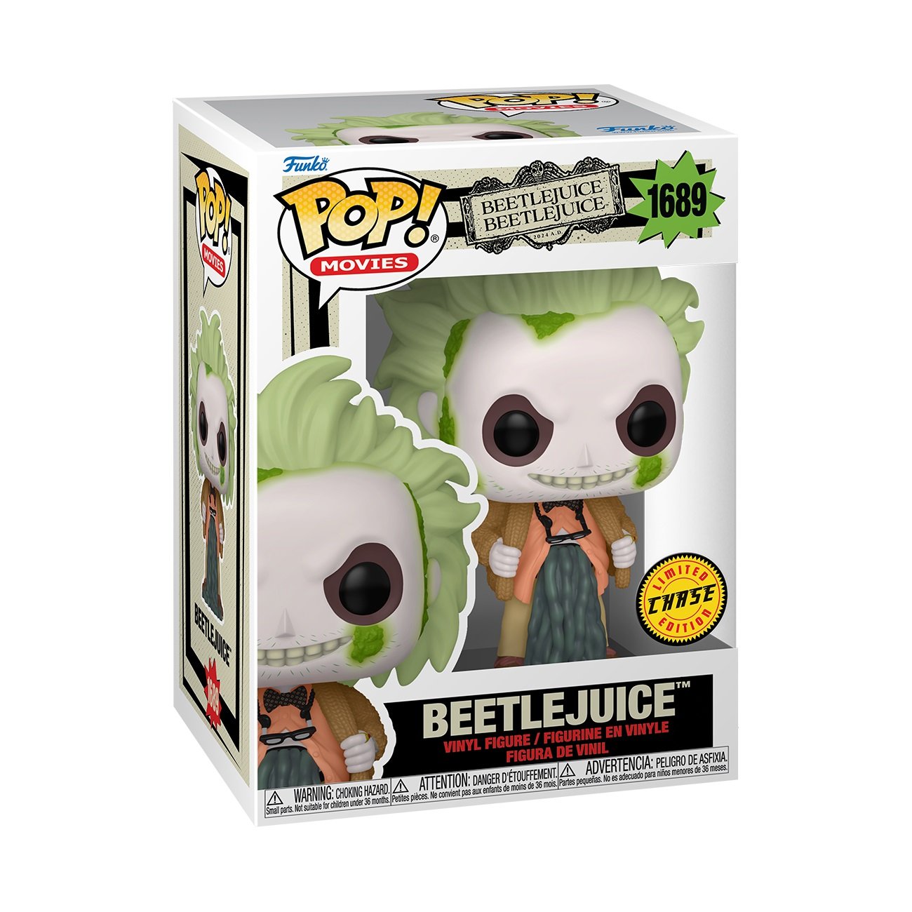Funko Pop! Movies: Beetlejuice 2 - Beetlejuice (Chance of Special Chase Edition) - flash vidéo