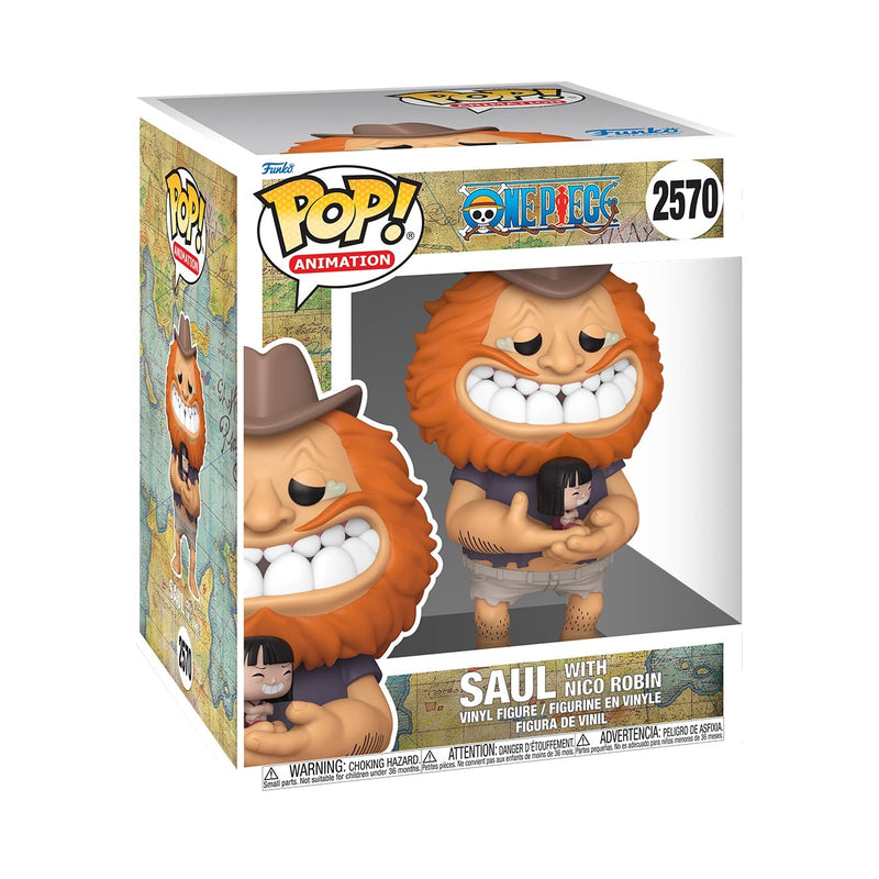 Funko Pop! Super: One Piece - Saul with Nico Robin 6" Super Sized Pop!