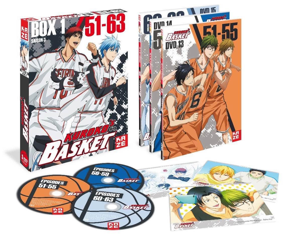 Kuroko's Basket - Saison 3, Box 1/2 [DVD]