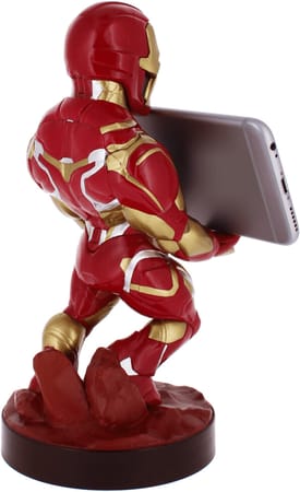 Cable Guys - Marvel - Iron Man Support Chargeur pour Téléphone et Manette - flash vidéo