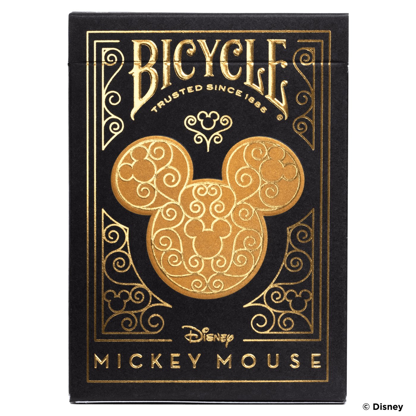 Bicycle - Carte de jeu Standard 56 pièce(s) Mickey Black Gold - flash vidéo