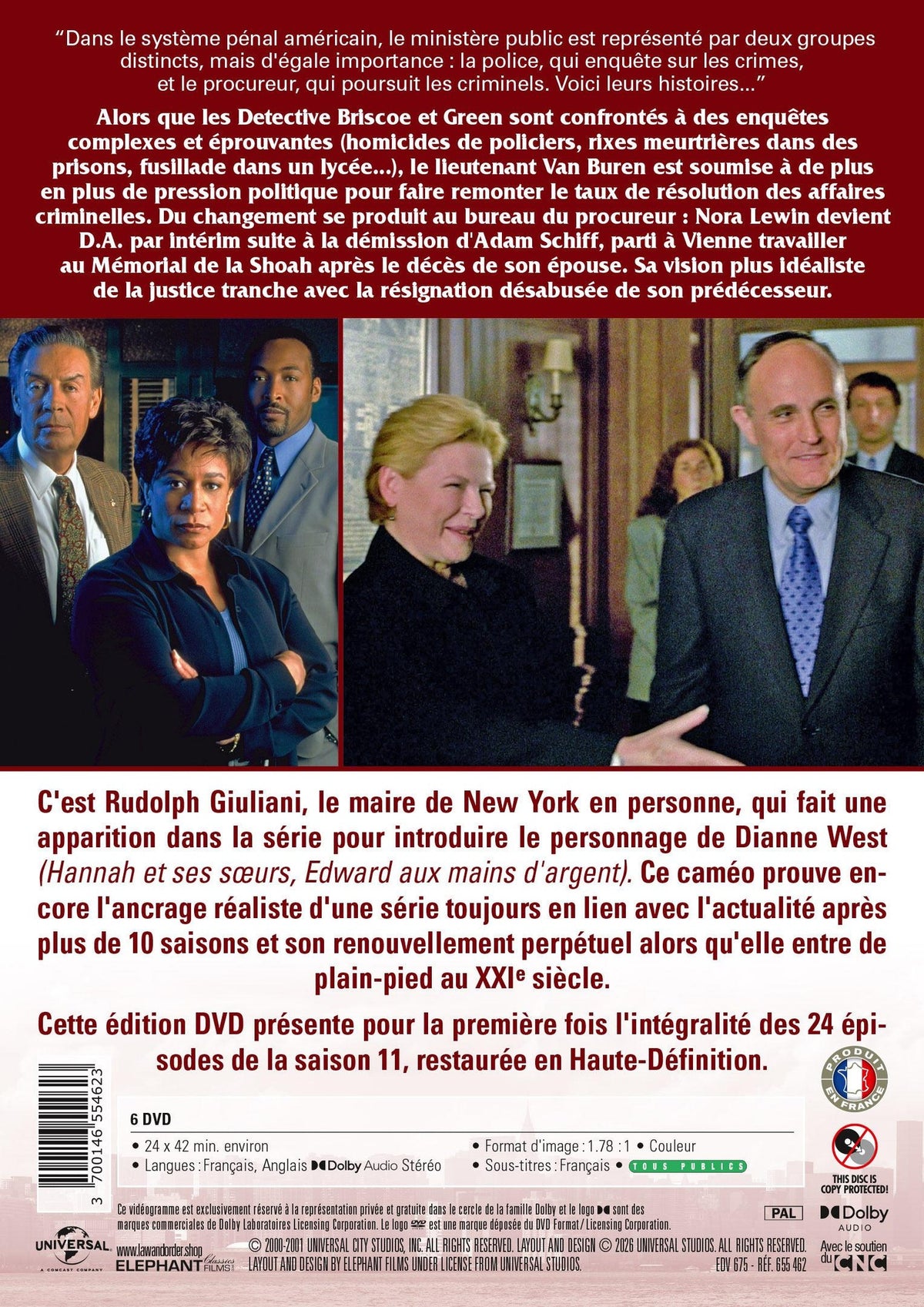 New York, police judiciaire (Law & Order) - Intégrale saison 11 [DVD]