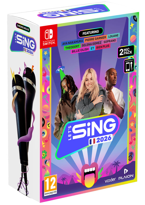 Let's Sing 2026 + 2 Microphones - Version Française