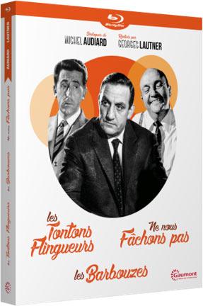 Georges Lautner / Michel Audiard : Les tontons flingueurs + Les barbouzes + Ne nous fâchons pas [Blu-ray]