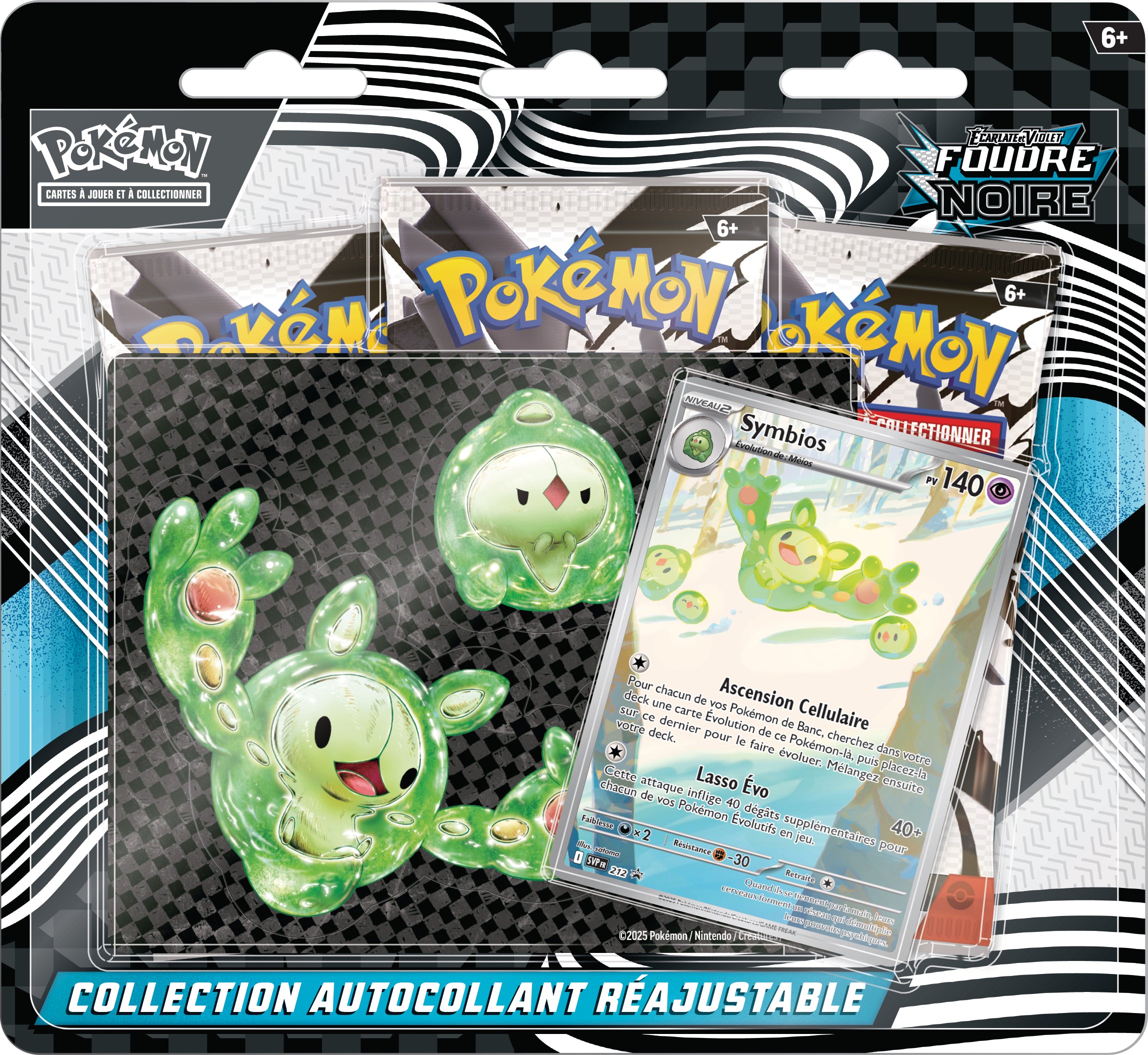 Pokémon JCC : Collection autocollant réajustable Écarlate et Violet - EV 10.5 Foudre Noire