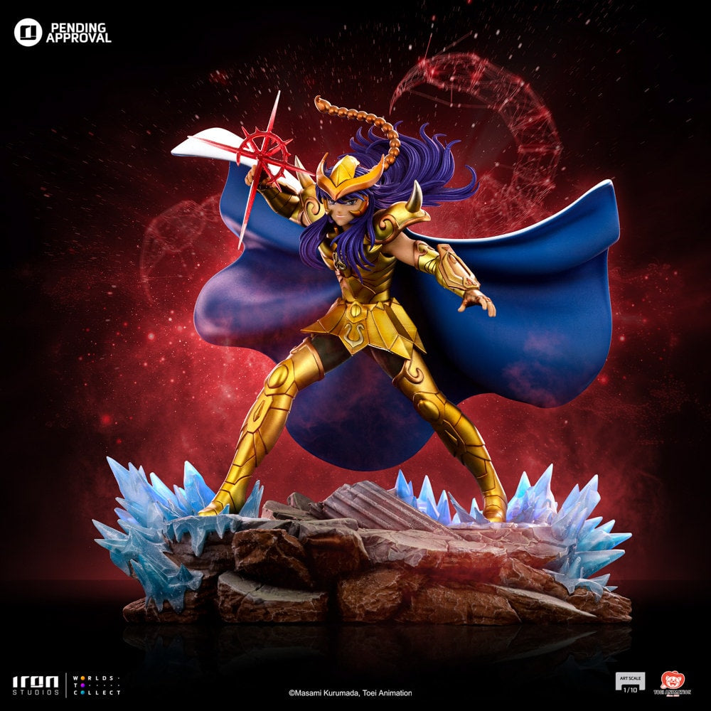 Iron Studios - Art Scale 1/10 - Saint Seiya - Scorpio Milo Statue 24cm - flash vidéo