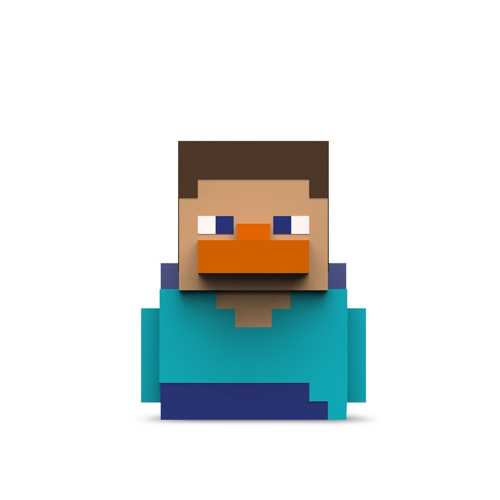 Numskull - Mini TUBBZ Canard de bain - Minecraft - Steve (Édition baignoire) - 8cm - flash vidéo