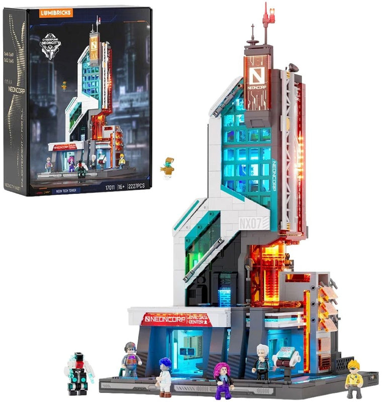 Lumibricks - Cyberpunk Neoncity - Tour Neon Tech