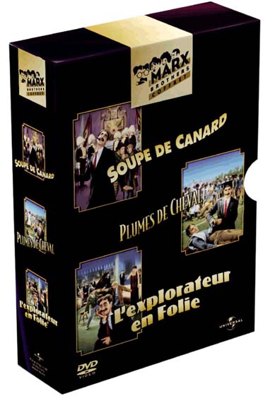 Coffret Marx Brothers : Soupe Au Canard / Plume De Cheval / L'Explorateur En Folie [DVD]