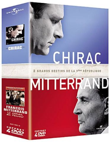 2 grands destins de la Ve République - Coffret - Chirac + François Mitterrand - Le roman du pouvoir [DVD]