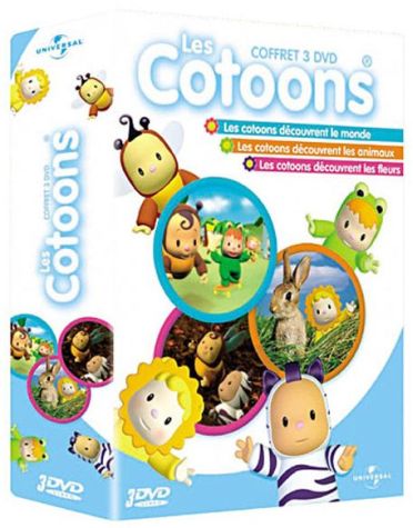 Les Cotoons - Coffret - Les Cotoons découvrent le monde + Les Cotoons découvrent les animaux + Les Cotoons découvrent les fleurs [DVD]