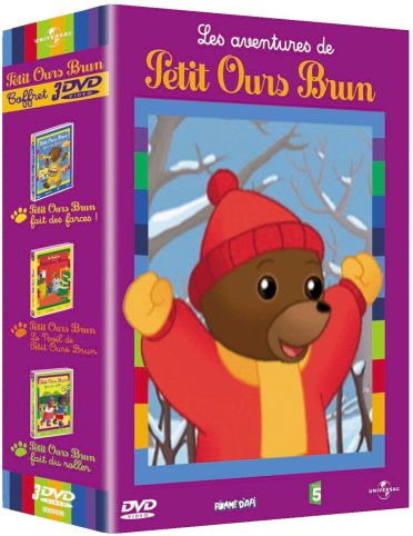 Les Aventures de Petit Ours Brun - Coffret - Petit Ours Brun fait des farces + Petit Ours Brun fait du roller + Le Noël de Petit Ours Brun [DVD]