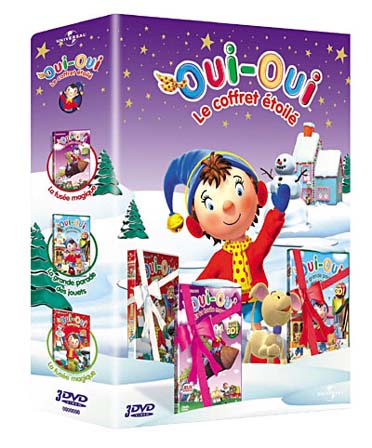 Oui-Oui - Le coffret étoilé - Oui-Oui sauve Noël + La grande parade des jouets + La fusée magique [DVD]
