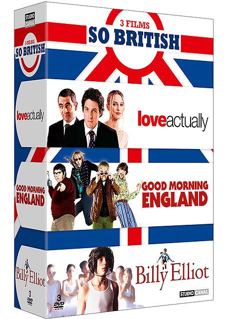 Coffret So British - Good Morning England + Love Actually + Billy Elliot [DVD]