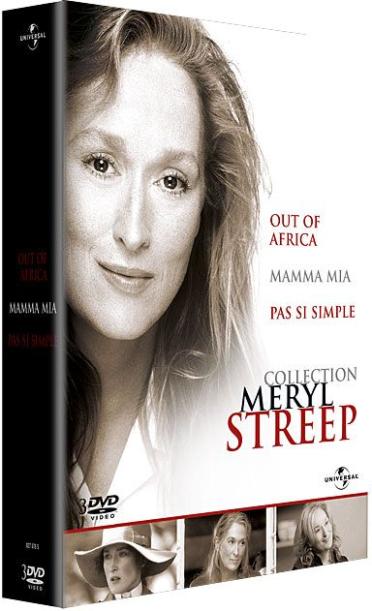 Coffret Meryl Streep : Out of Africa + Mamma Mia ! + Pas si simple [DVD] - flash vidéo