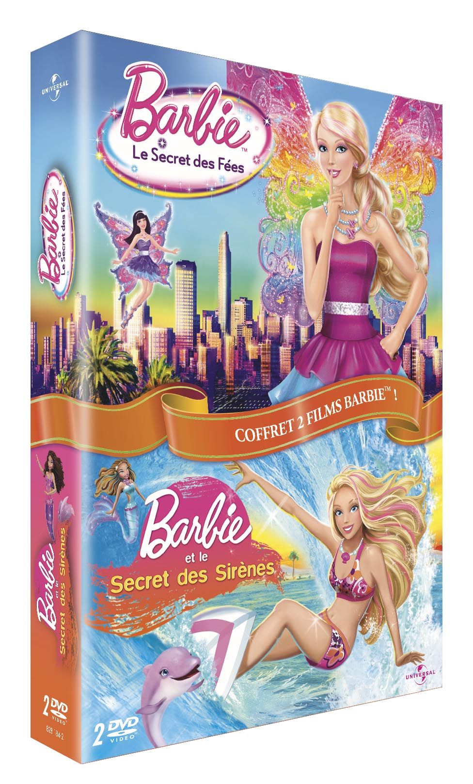 Barbie - Le secret des fées + Barbie et le secret des sirènes [DVD]