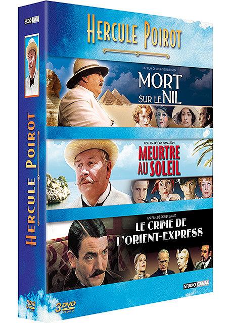 Hercule Poirot - Coffret - Le crime de l'Orient Express + Mort sur le Nil + Meurtre au soleil [DVD]
