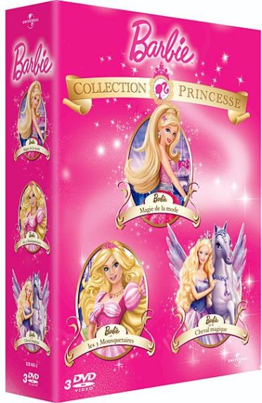 Barbie - Collection Princesse - La magie de la mode + Le cheval magique + Les 3 mousquetaires [DVD]