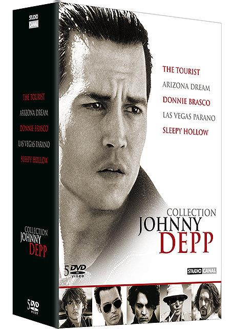 Collection Johnny Depp : The Tourist + Sleepy Hollow + Arizona Deam + Donnie Brasco + Las Vegas Parano [DVD]