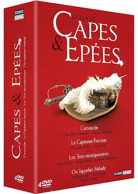 Capes & épées - Coffret - Cartouche + Capitaine Fracasse + Les 3 mousquetaires + On l'appelait Milady [DVD]